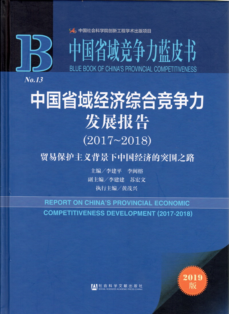 啪啪操骚逼中国省域经济综合竞争力发展报告（2017-2018）